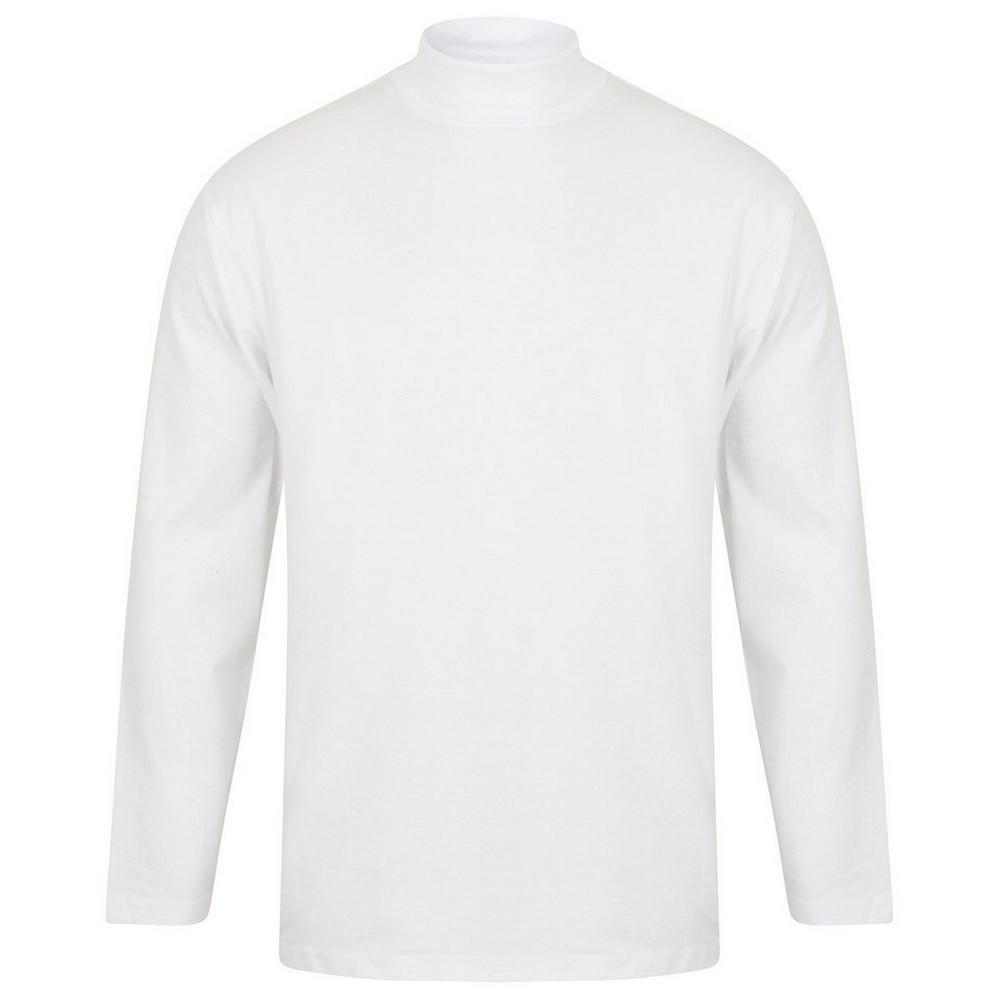 Henbury heren top met lange mouwen en col XXL