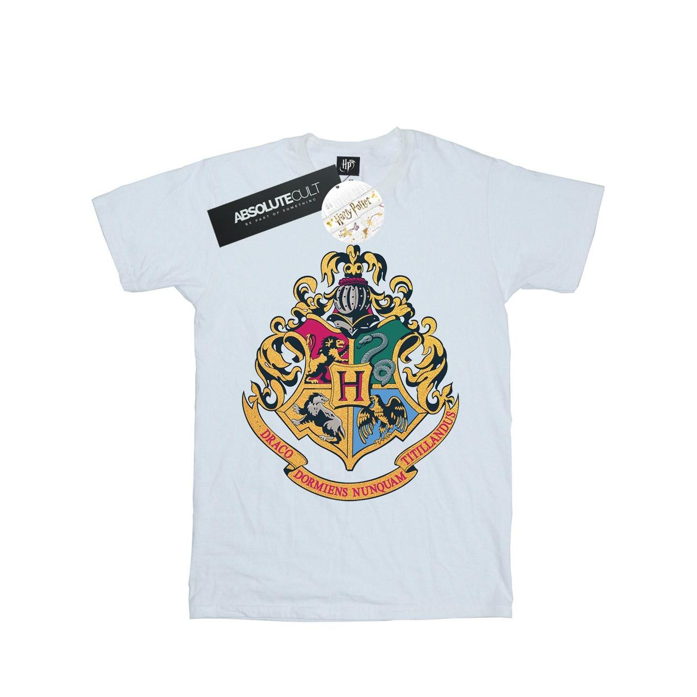 Harry Potter meisjes Zweinstein Crest gouden inkt katoenen T-shirt 5-6 Years