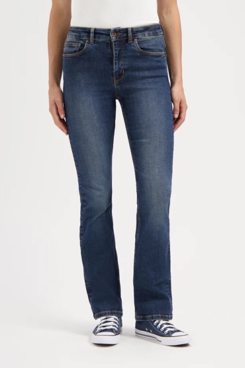 Kuyichi Damen vegan Jeans Zoe Bootcut Meadow Blue