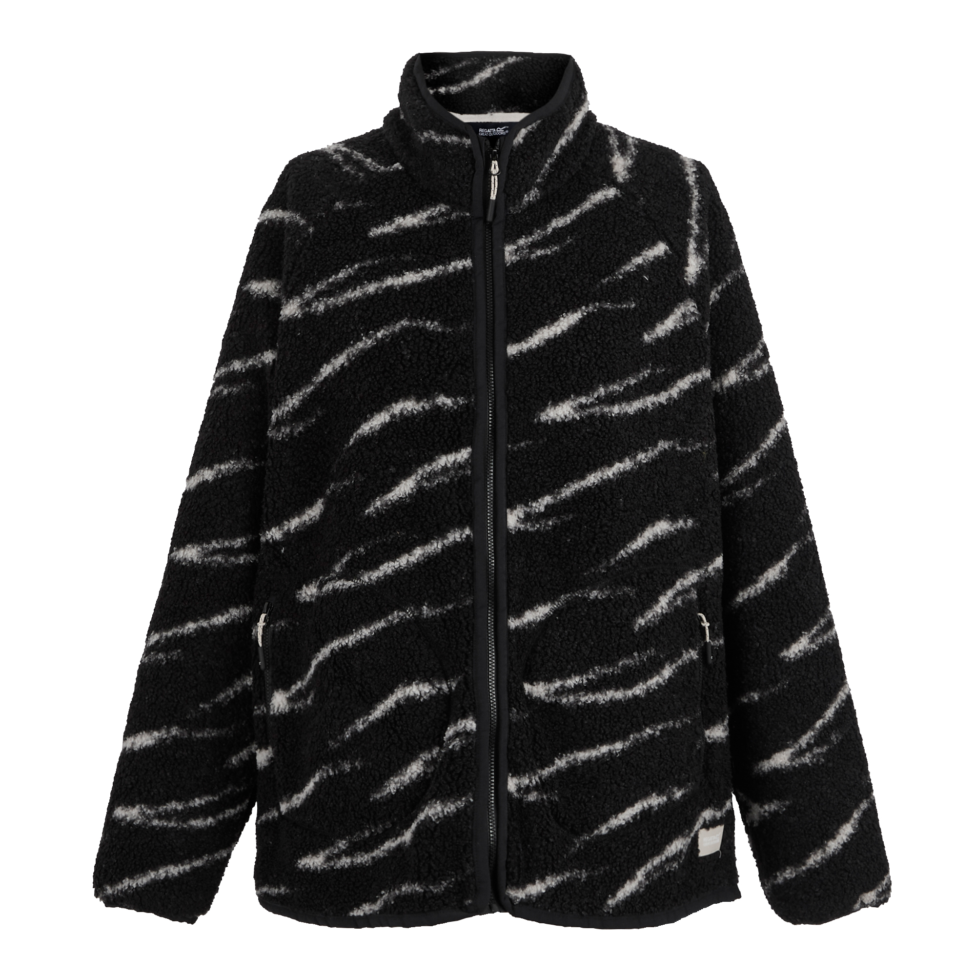 Regatta Dames frankie abstract borg full zip fleecejack