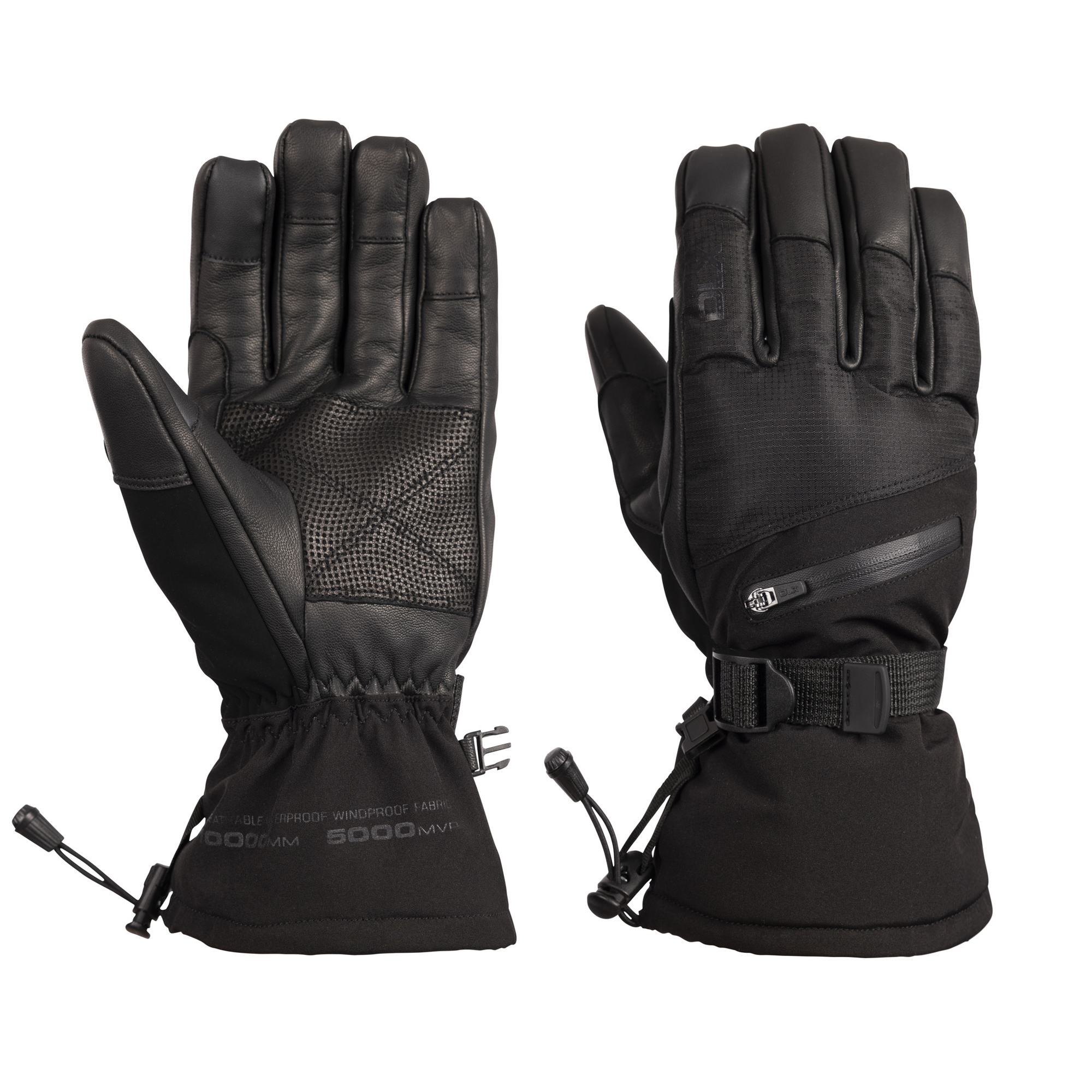 Trespass Volwassen unisex edonia dlx lederen skihandschoenen
