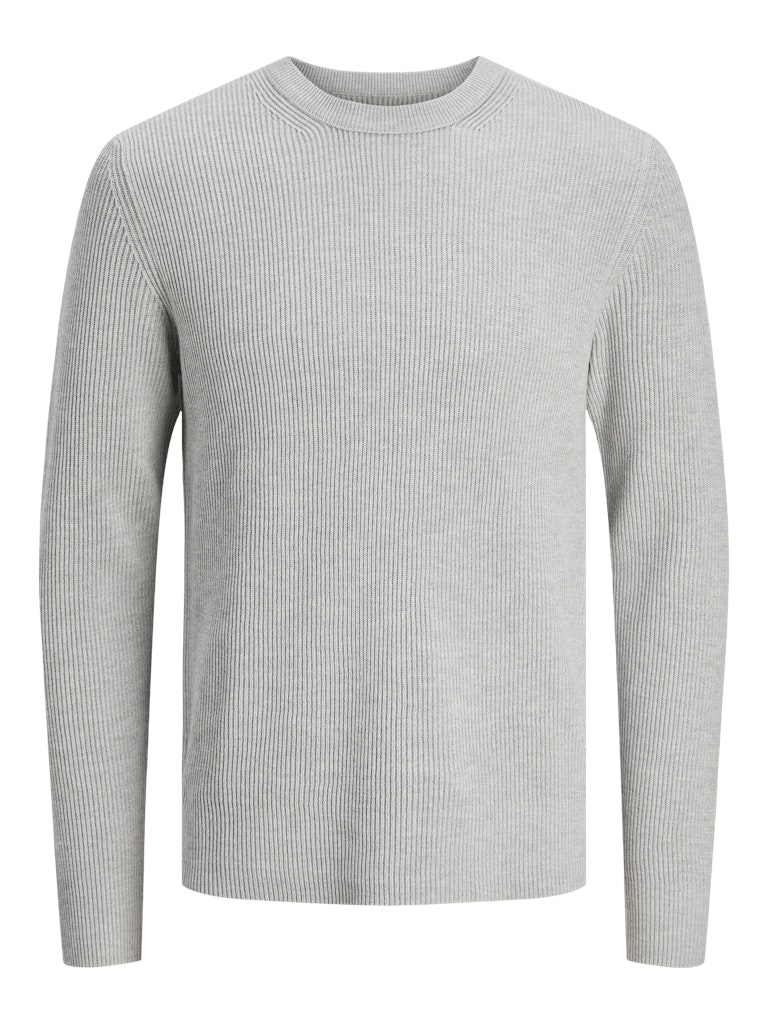 Jack & Jones Jjeperfect knit crew neck ln licht