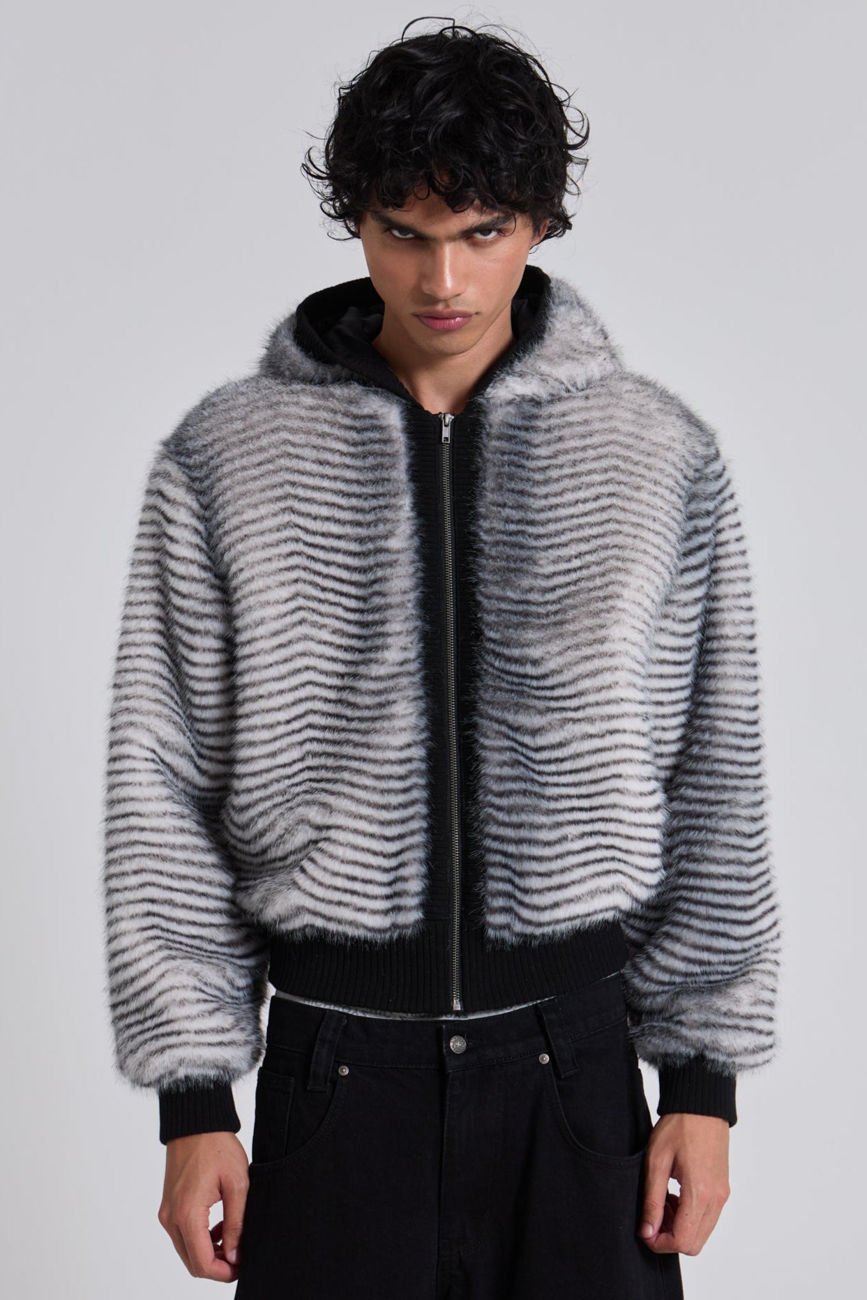 Jaded Man Bear Mendoza Jacket