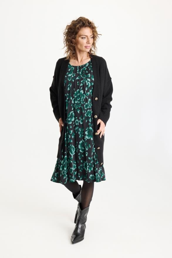 IN FRONT MAE KNIT CARDIGAN 16797 999 (Black)