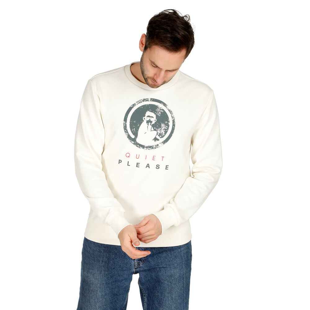 Quiet Please Crossroad Scraped Advantage Sweatshirt Heren