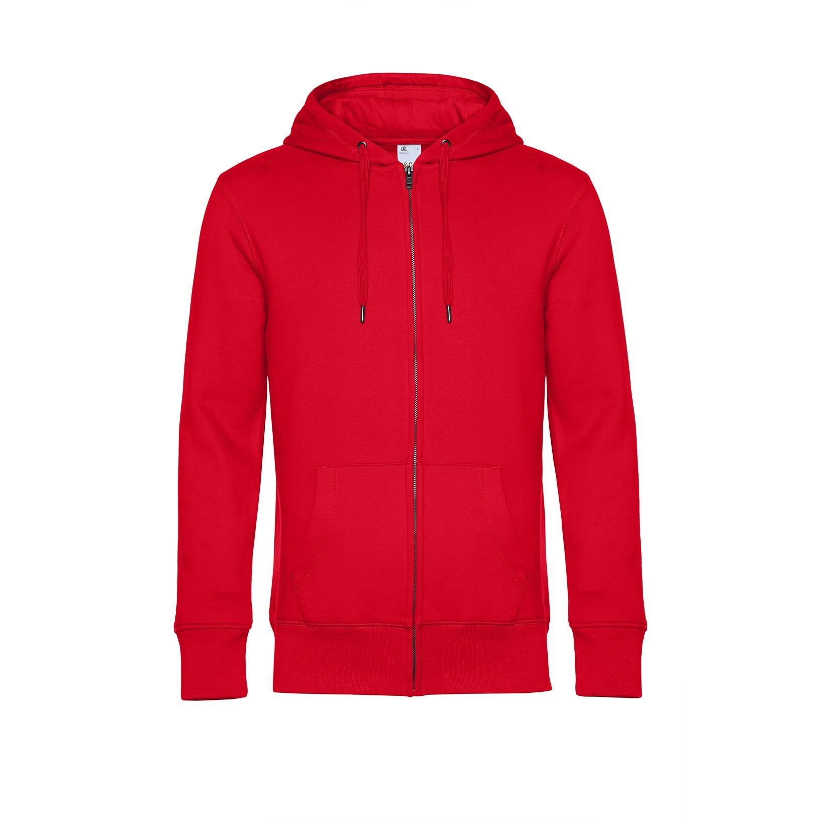 B&C Herensweater met capuchon en rits 2XL