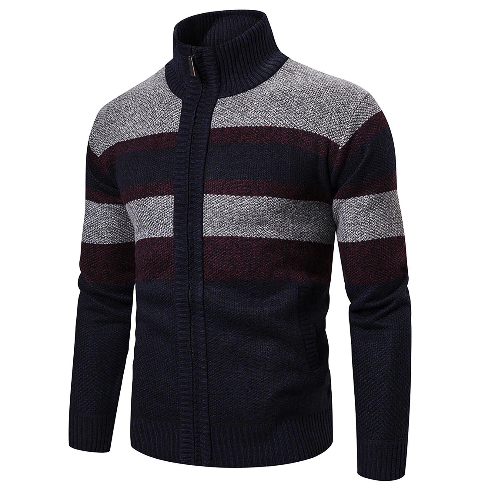 Timoduizhang Herfst- en winter herenmode los vest warme revers capuchon trui XXXL Vloot
