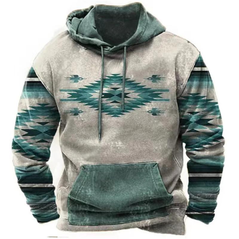 Wendy 3 Vintage Indiase print herenhoodie 2024 Casual herenkleding Lange mouwen capuchontrui Oversized unisex truien Hoodies 6XL