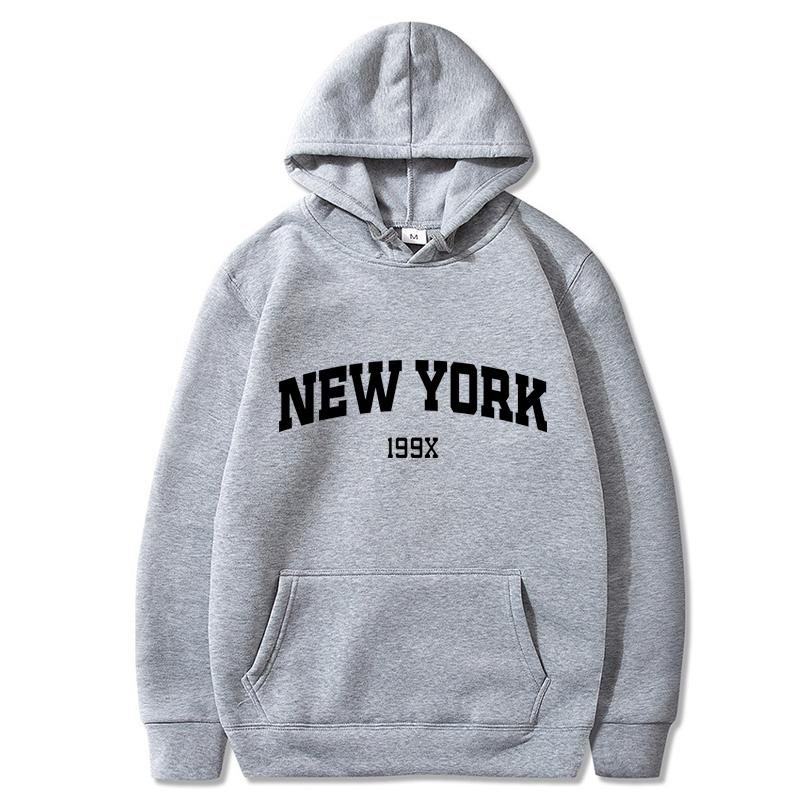 Explorer Outdoors New York 199X Personality Letter Hoodie Heren Modemerk Lange Mouw Casual Comfortabel T-shirt Sport Heren Hoodie Top S