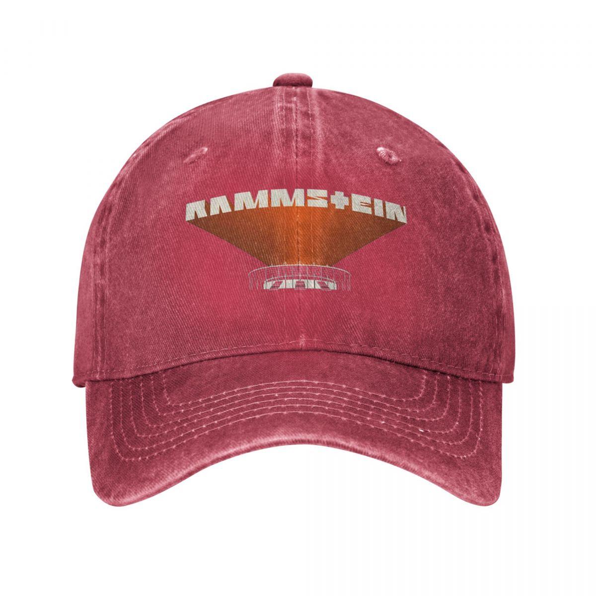 91421224MABN1UXM5T Ramstein Reaper Metal Baseball Cap Retro Distressed Denim Gewassen Snapback Hoed Mannen Vrouwen Outdoor Activiteiten Hoeden Cap One Size