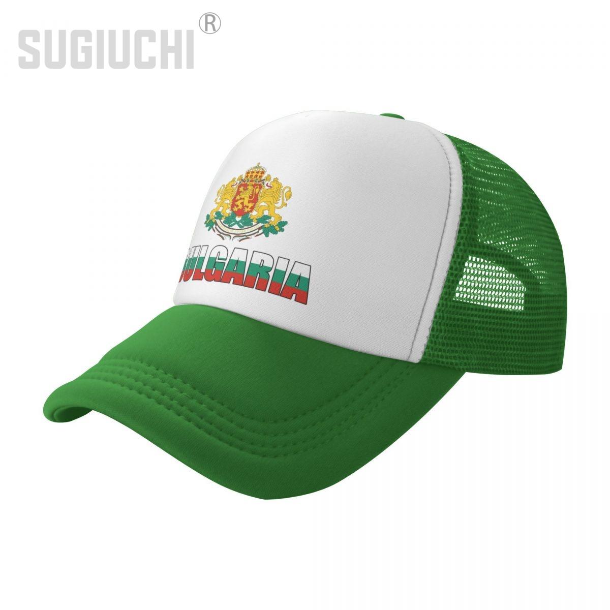 ALLRICK Mesh Cap Hoed Bulgarije Brief Vlag Embleem Trucker Verjaardagscadeau voor Unisex WoUnisex geboren Alle mensen Retro Baseball Caps Cool One Size
