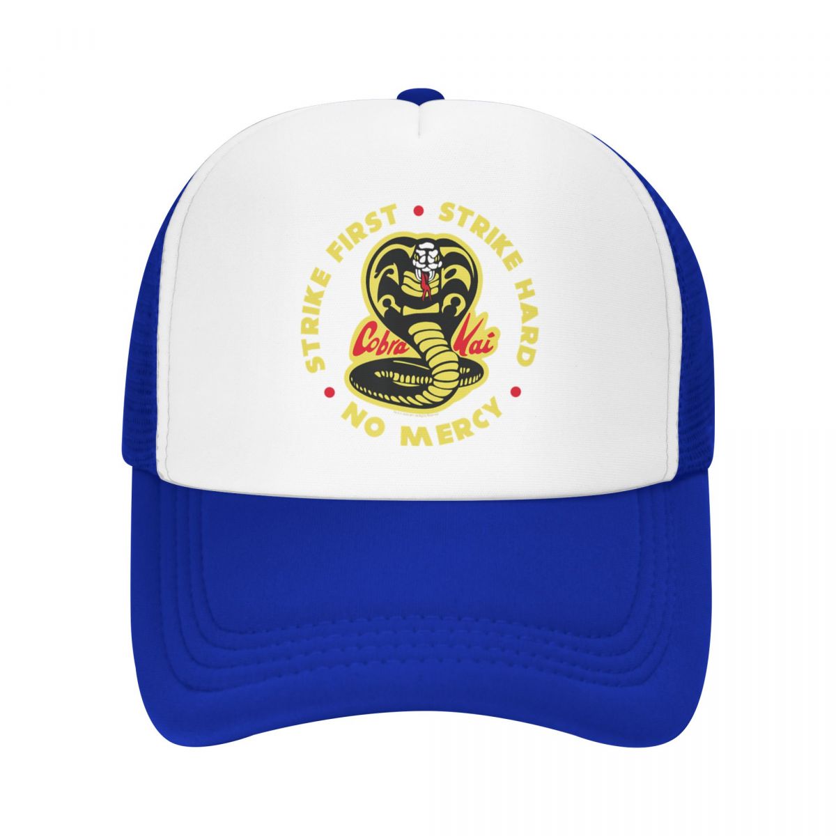DDecorative Home Punk Unisex Cobra Kai Strike Eerste Cobra Logo Trucker Hoed Volwassen De Karate Kid Verstelbare Baseball Cap Hiphop Snapback Caps Trucker Hat