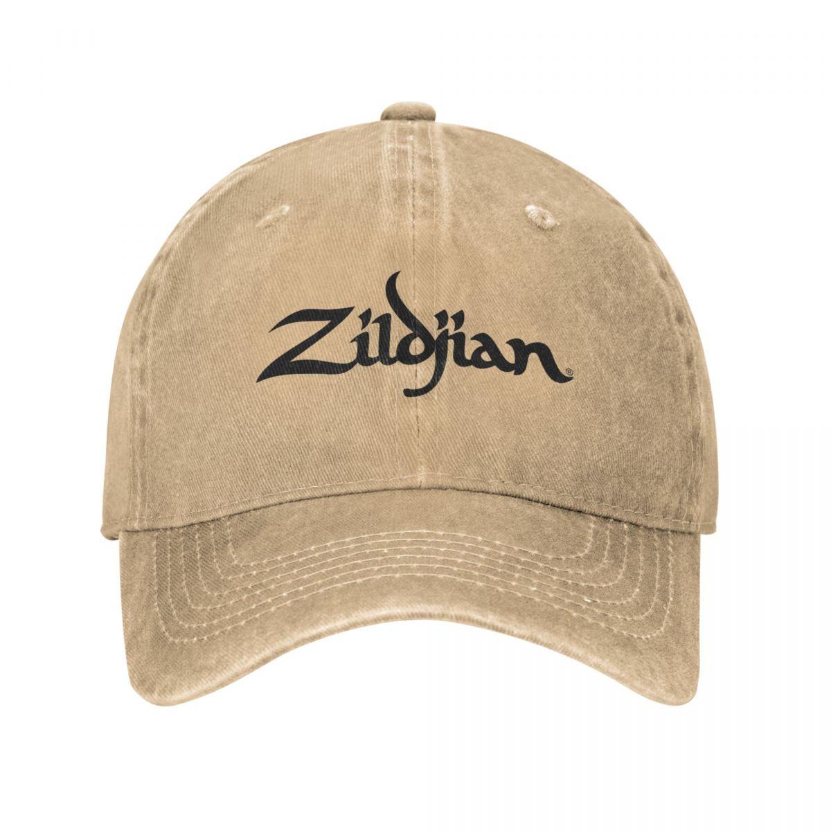 WHITE NOVA Zildjian Trucker Hats Accessoires Retro Distressed Denim Snapback Cap Voor Unisex Stijl Verstelbaar One Size