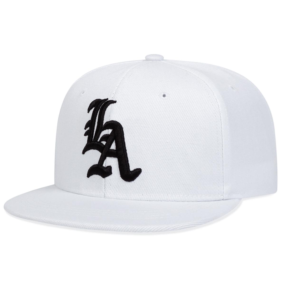 Cap Factory Mode Gotische Letter Borduurwerk Heren Hoed Outdoor Rapper Baseball Cap Vrouwen Vrijetijds Reis Hoeden Golf Cap Platte Petten wit