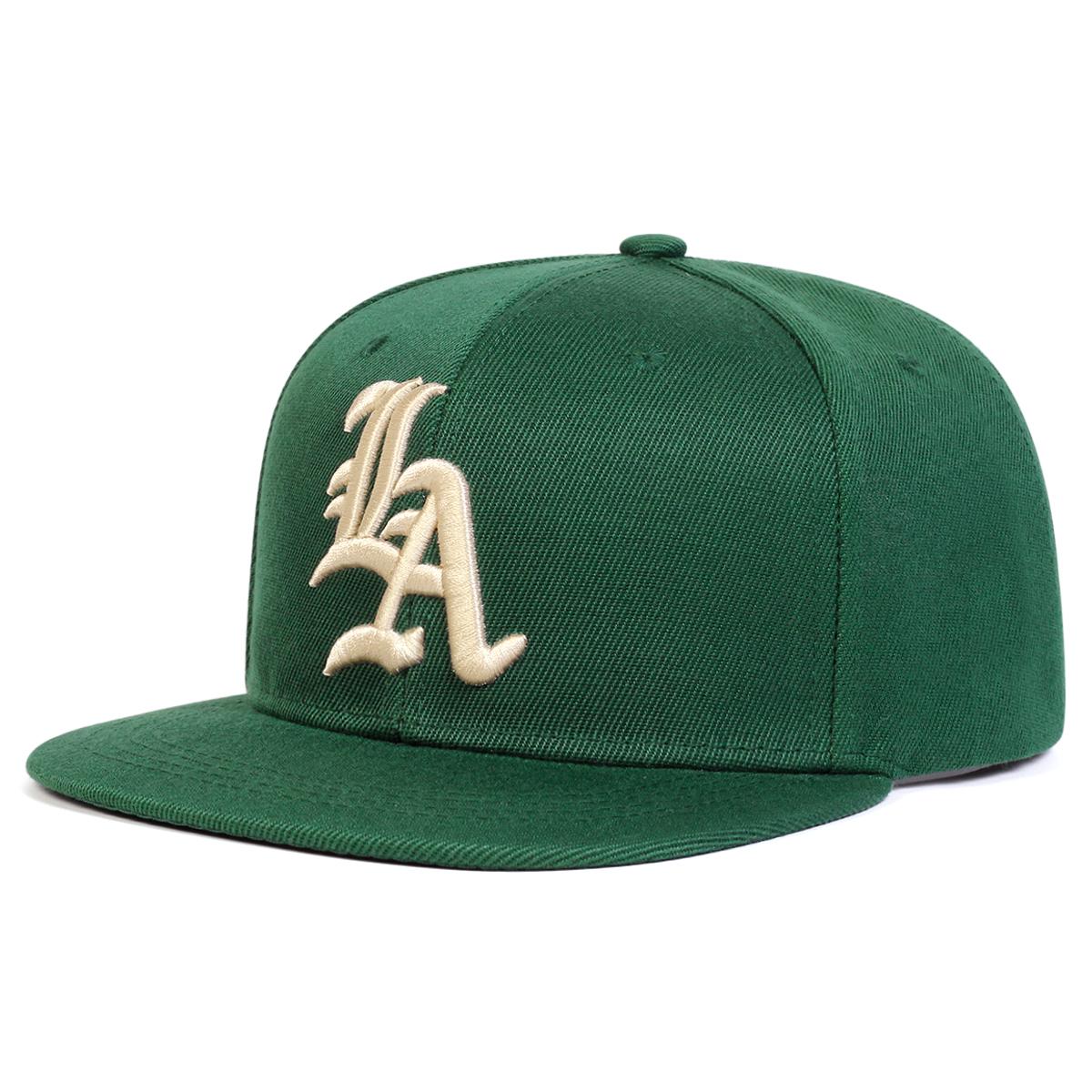 Cap Factory Mode Gotische Letter Borduurwerk Heren Hoed Outdoor Rapper Baseball Cap Vrouwen Vrijetijds Reis Hoeden Golf Cap Platte Petten groen