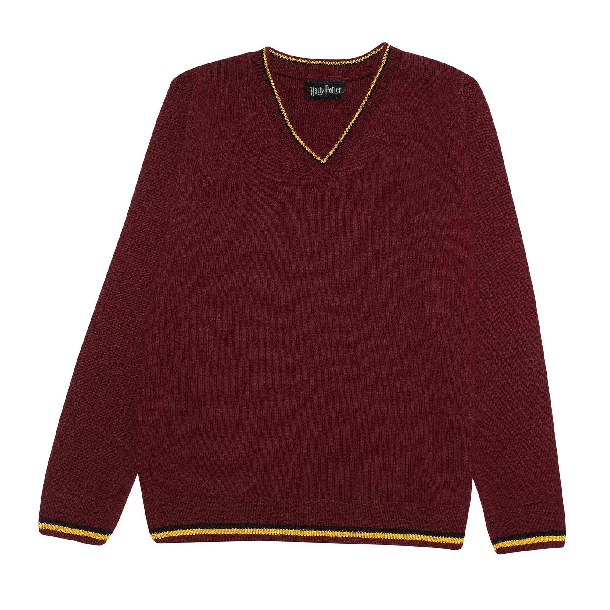 Harry Potter Childrens/Kids Gryffindor gebreide trui 11-12 geel/framboos