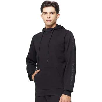 Emporio Armani Sweater  Lounge Side Logo Hoodie Black