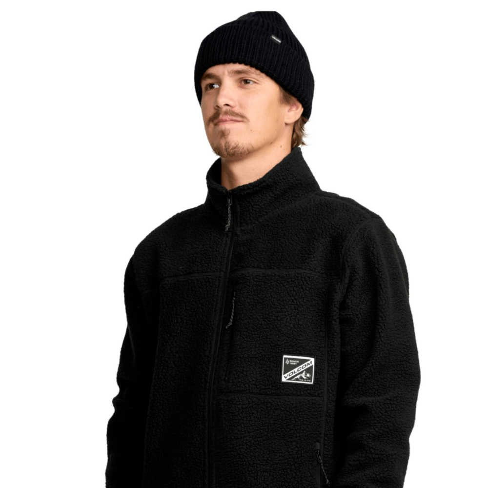 Volcom Nelson Sherpa Full Zip Fleece Black