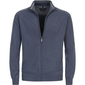Casa Moda Sweater  Vest Zip Blauw
