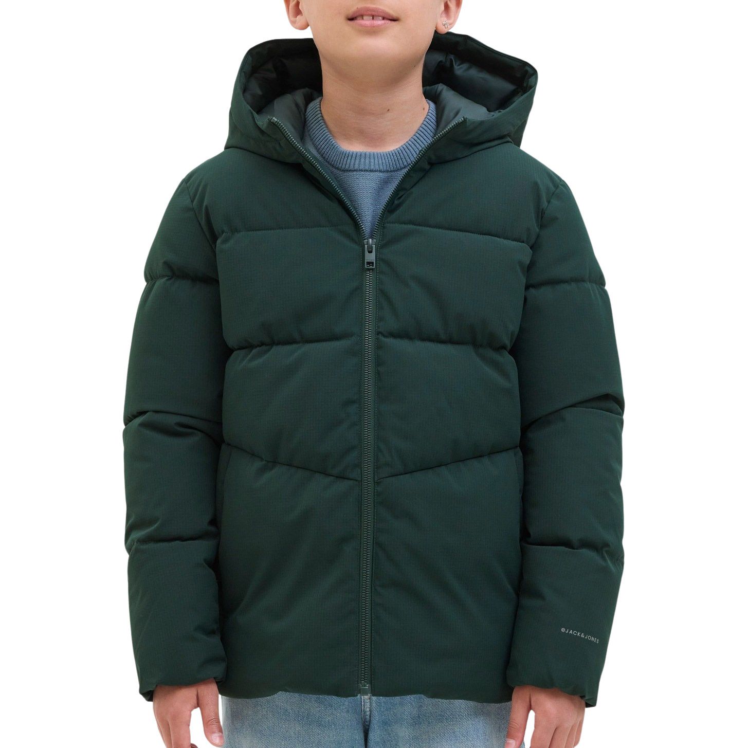 Jack & Jones Global Hooded Puffer Winterjas Junior