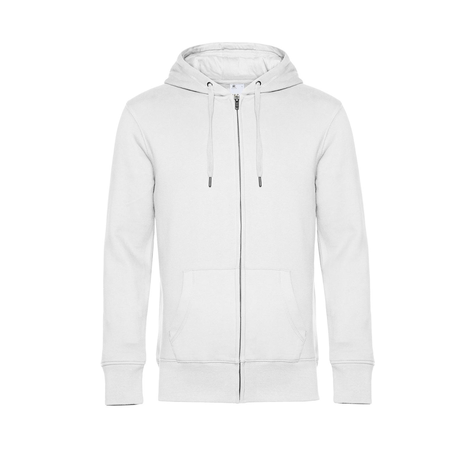 B&C Herensweater met capuchon en rits XS