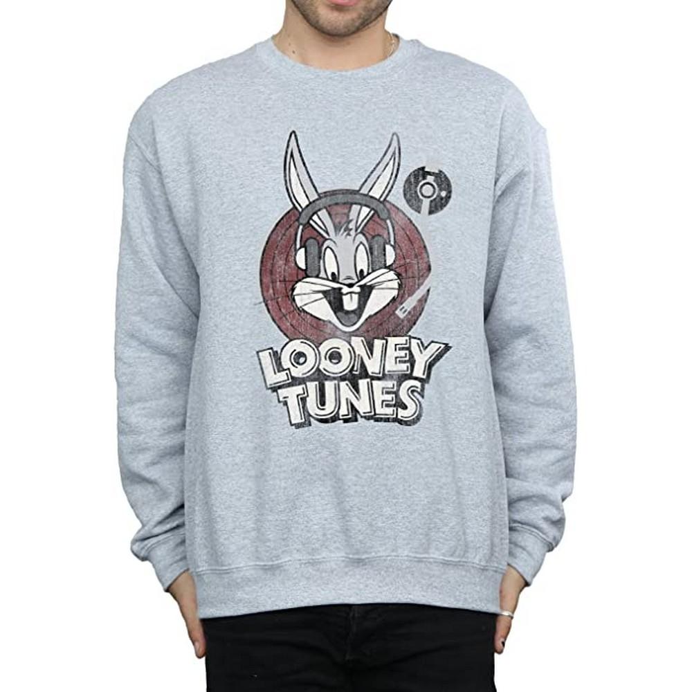 Looney Tunes Heren Bugs Bunny Circle-logo sweatshirt XXL