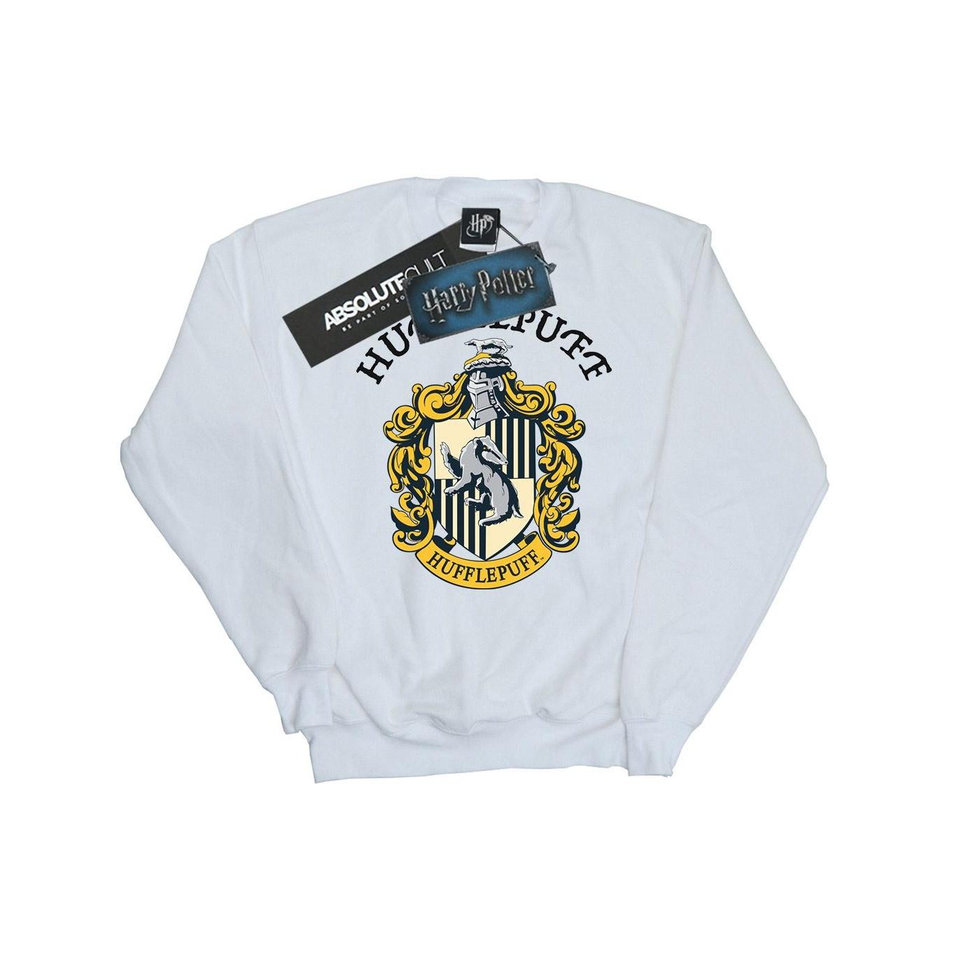 Harry Potter Mens Hufflepuff Sweatshirt XXL wit