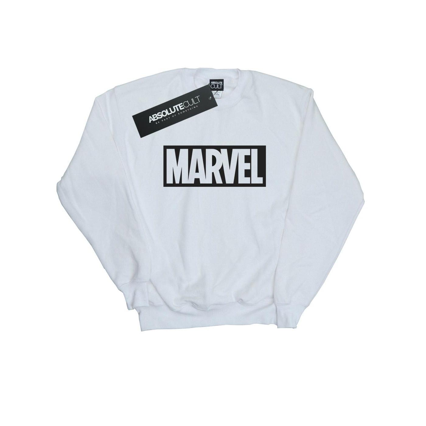 Marvel heren sweatshirt met overzichtslogo XXL wit