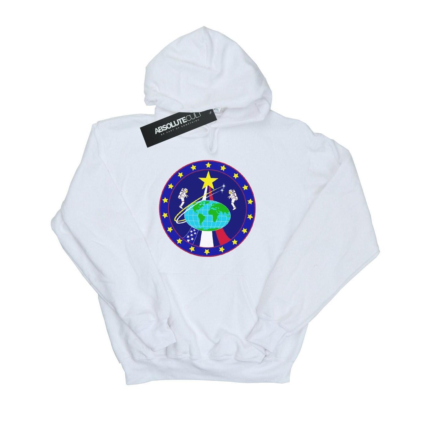 NASA Heren klassieke Globe Astronauten hoodie M