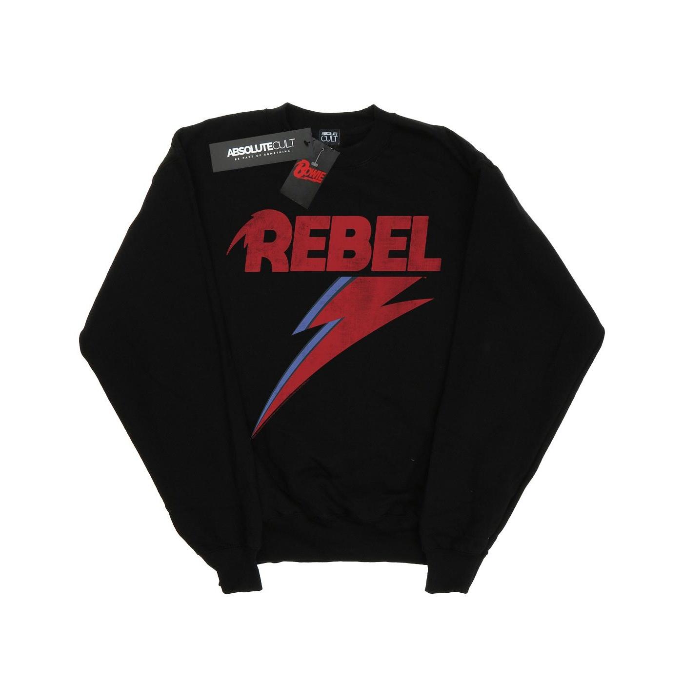 David Bowie Distressed Rebel-sweatshirt voor heren M
