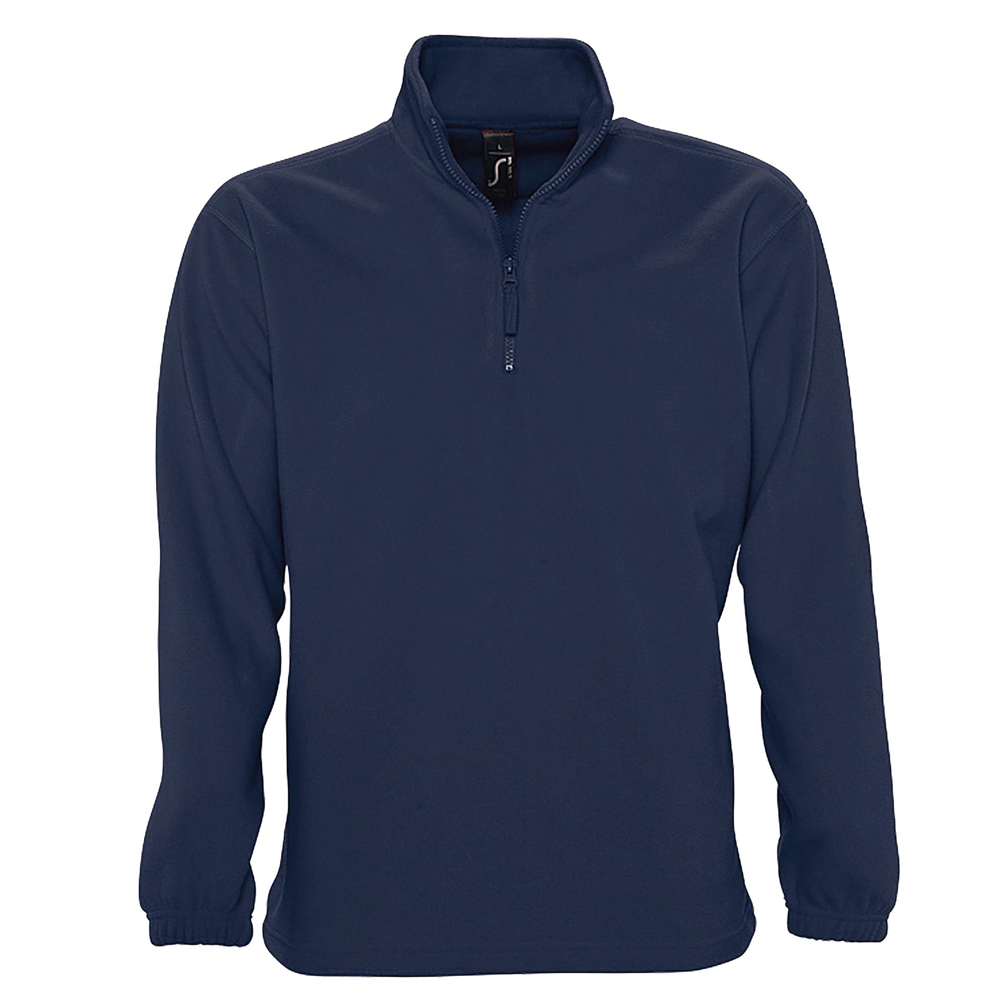 SOLS Ness anti-pil fleece top, uniseks met ritssluiting XL Vloot