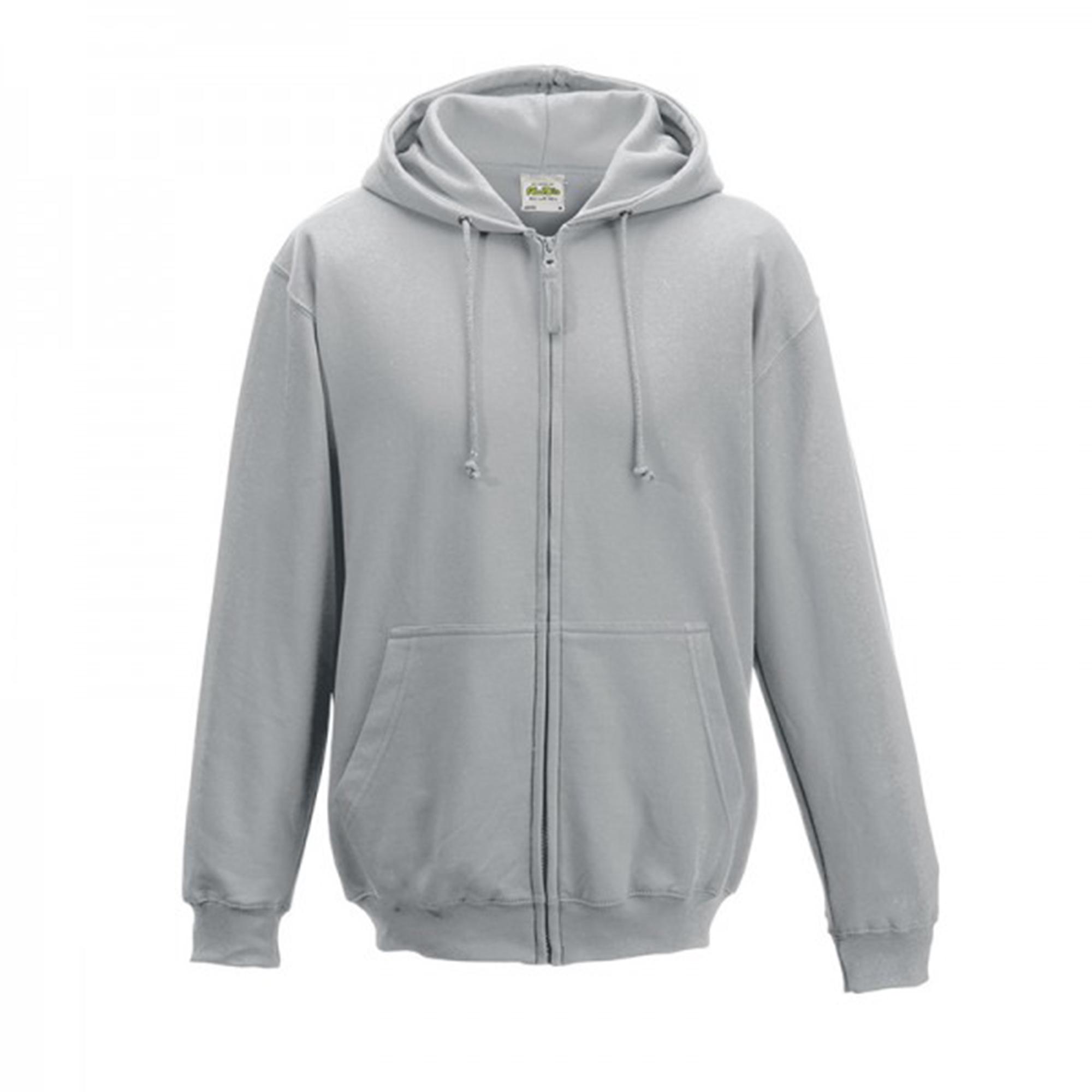 Awdis Plain herenhoodie met volledige ritssluiting / Zoodie 2XL