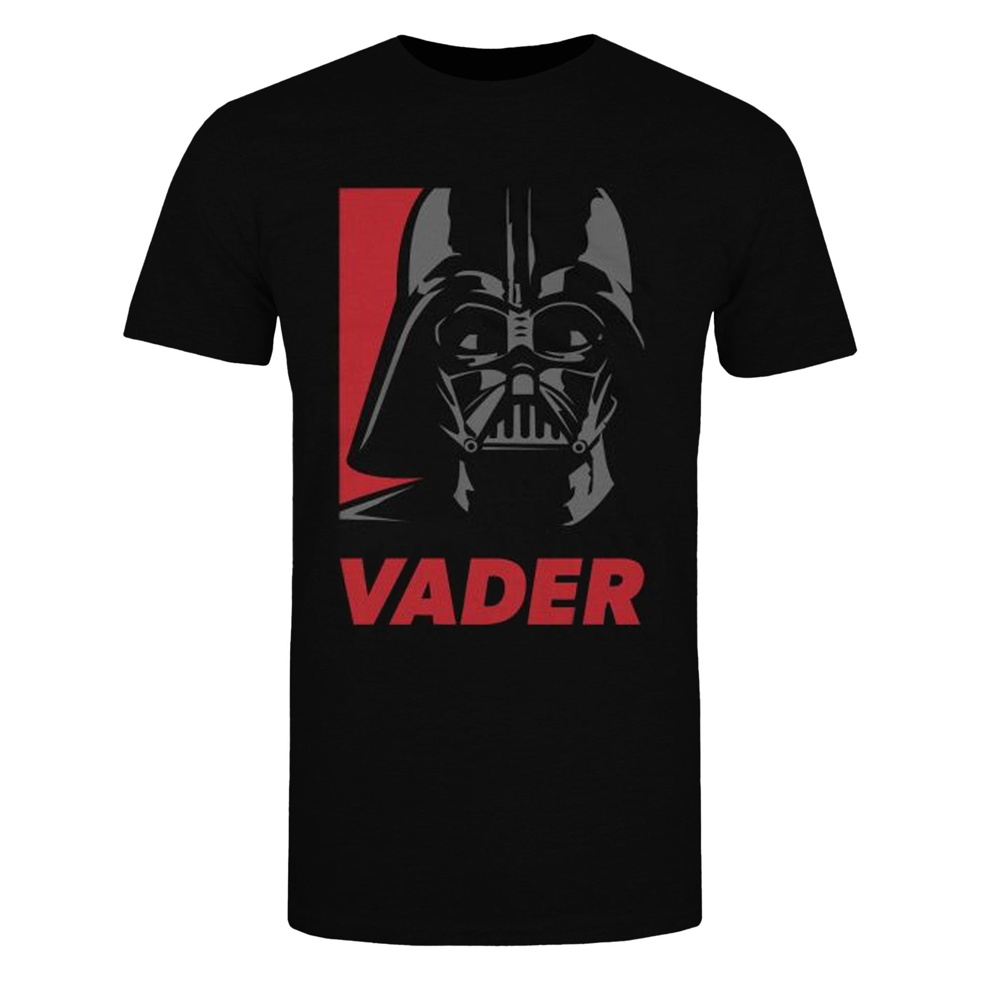 Star Wars Boys Darth Vader Poster Cotton T-Shirt 5-6 Years zwart