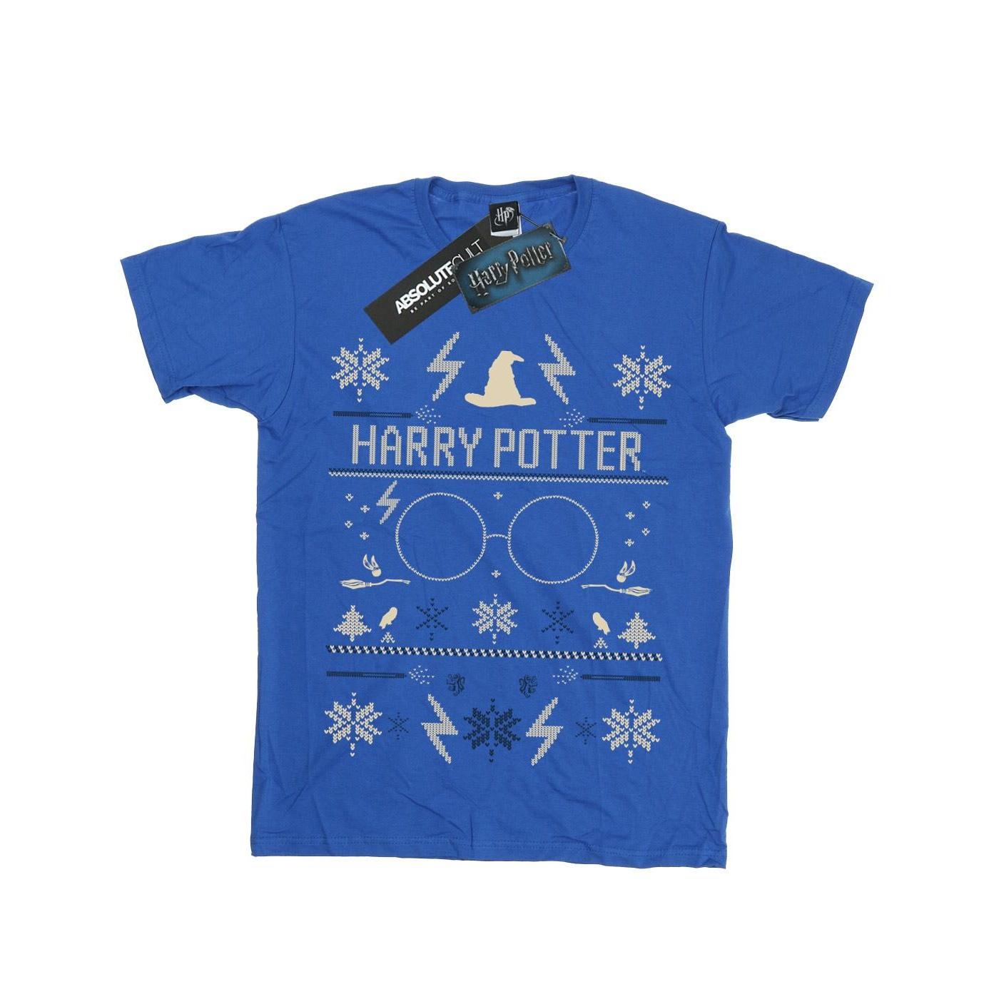 Harry Potter jongens kerstpatroon T-shirt 5-6 Years