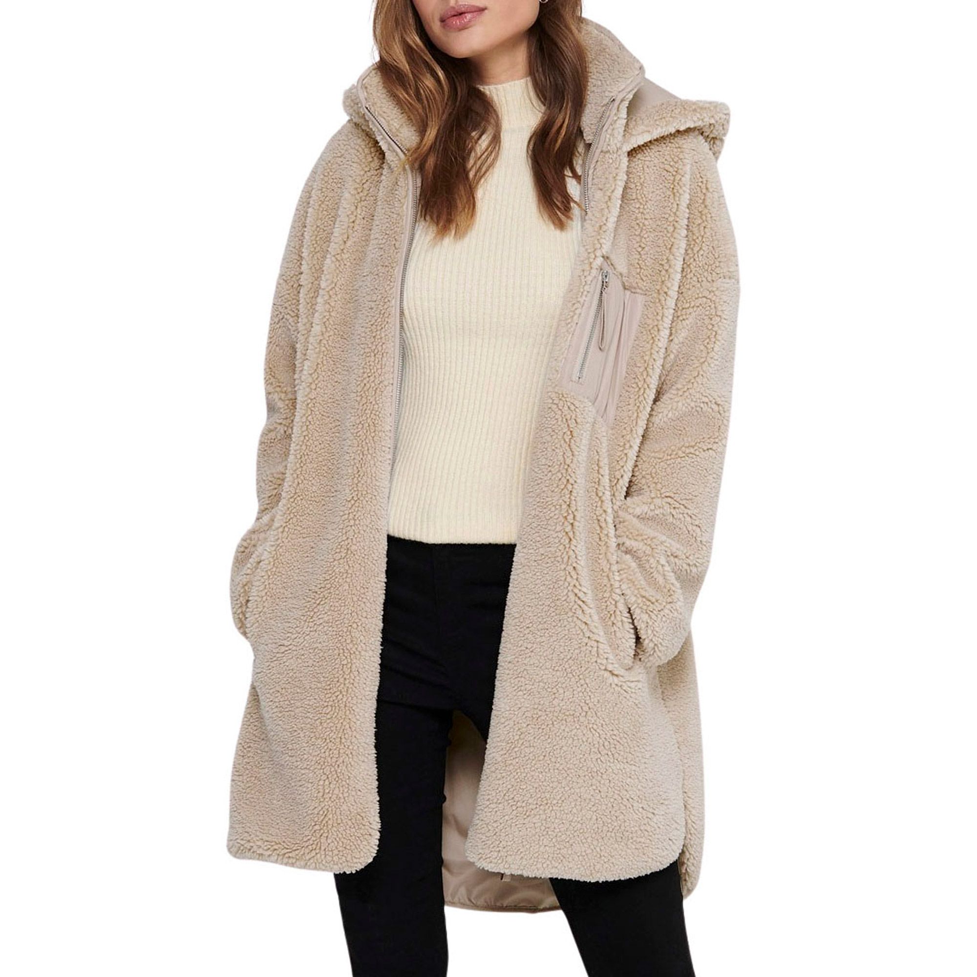 Only Sascha Sherpa Jas Dames