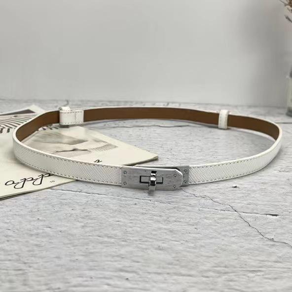 AI Supermarket Dubbelzijdige verstelbare elastische gesp dunne riem - Veelzijdige zomerjurkaccessoire voor vrouwen