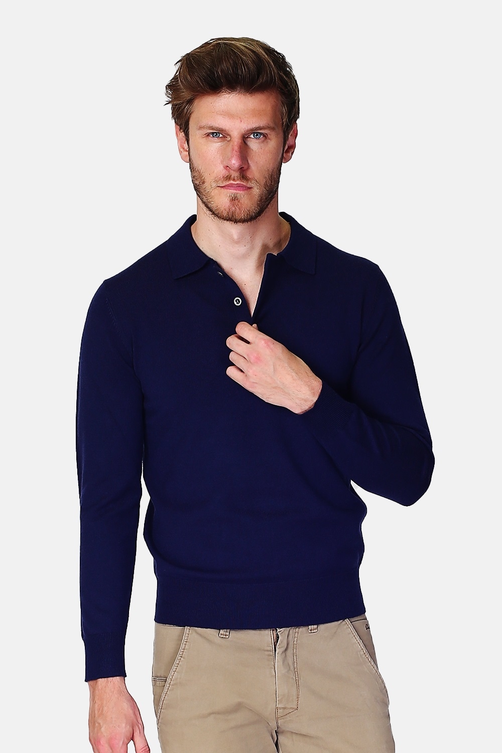 William de Faye Longsleeve polo night