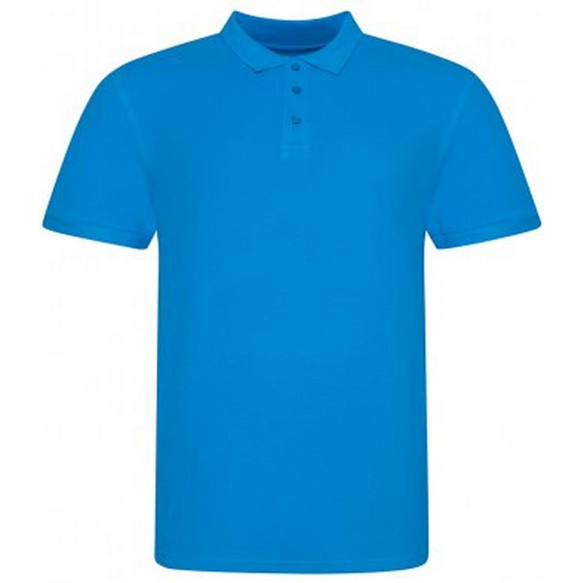 Awdis heren piqu katoenen poloshirt met korte mouwen 3XL