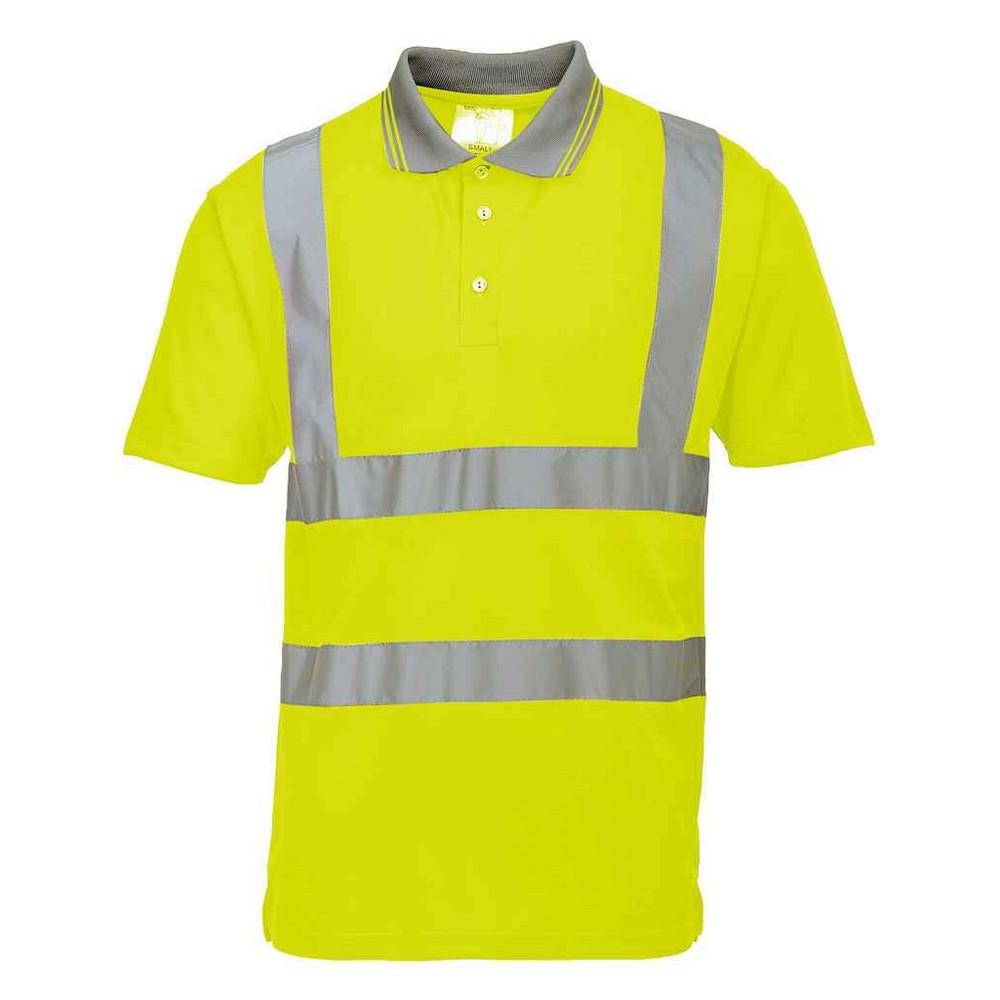 Portwest unisex poloshirt met hoge zichtbaarheid voor volwassenen XL