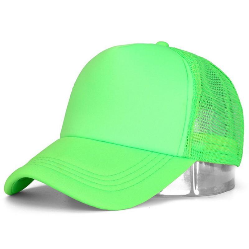 Cap Factory Mesh hoed vrouw mode snapback baseball cap heren katoenen zonnebrandcrème hiphop hoeden groen