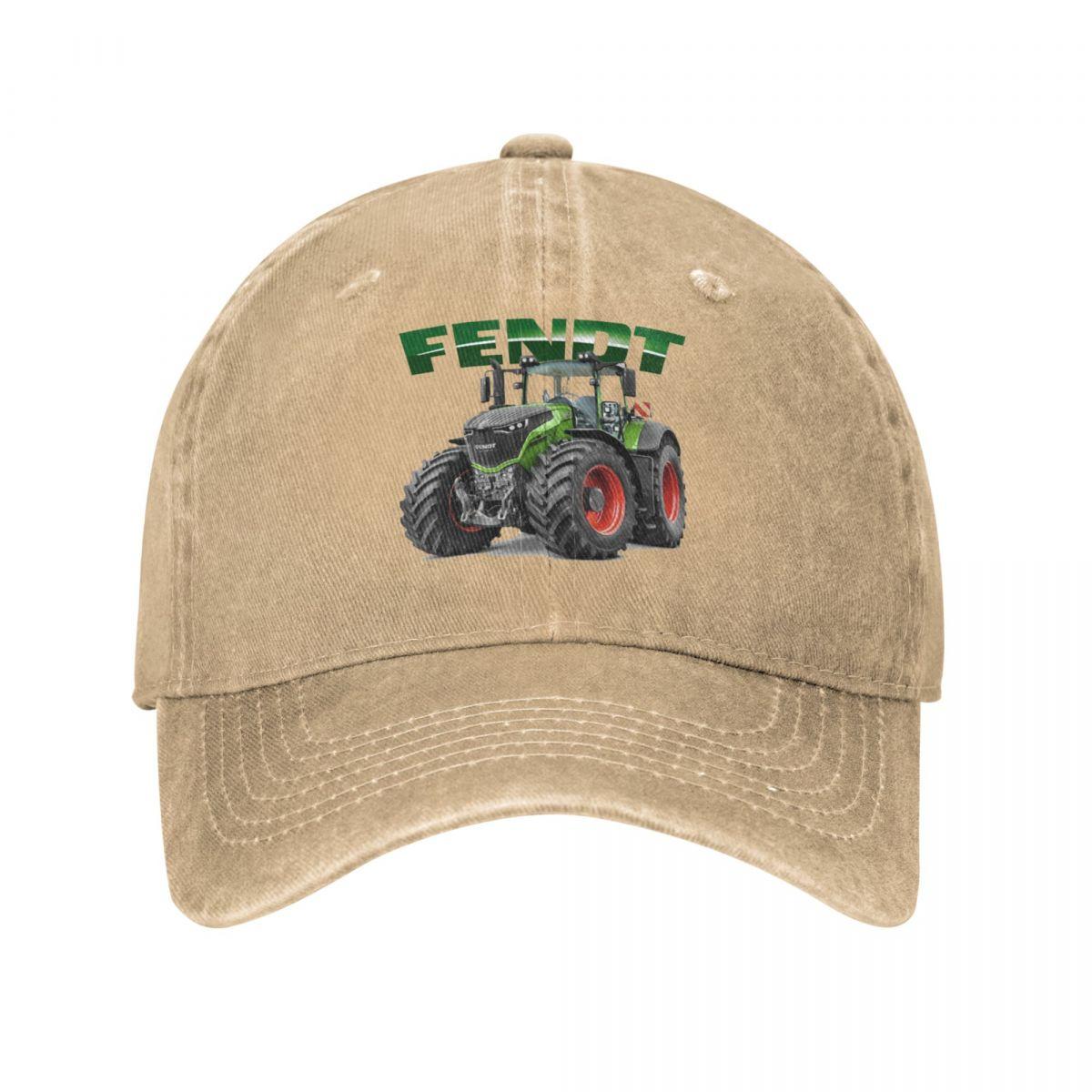 91421224MABN1UXM5T Fendt Duitse Tractoren Mannen Vrouwen Baseball Caps Boer Landbouw Verontruste Katoenen Hoeden Cap Retro Outdoor Zomer Snapback Cap One Size