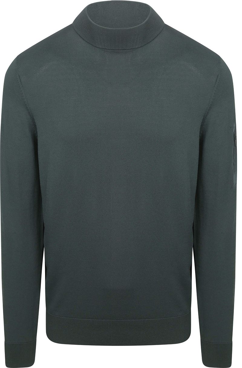 Suitable Trui Cooldry Knit Turtleneck Groen