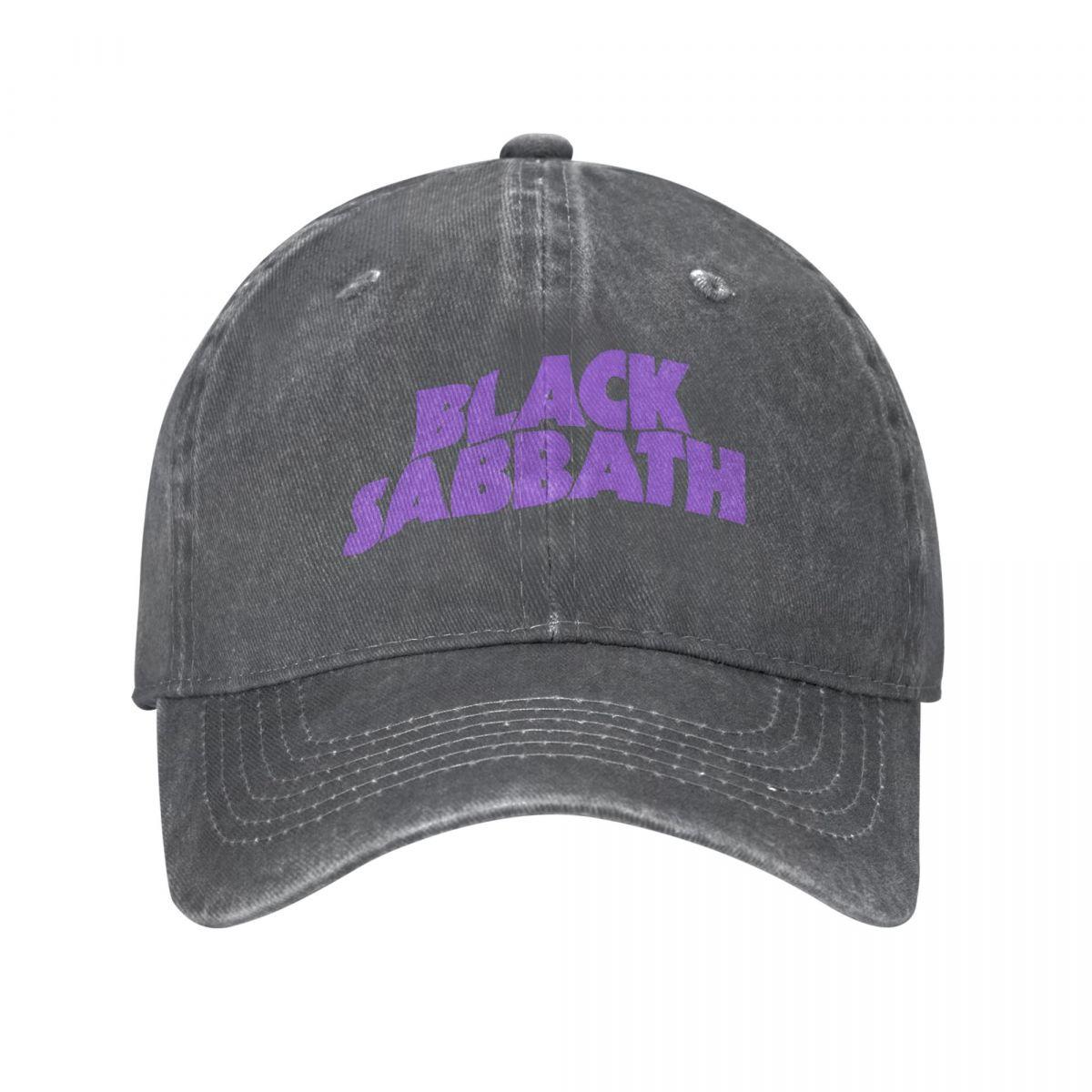 DJOJO CAP Black Sabbathe Muziek Baseball Caps Casual Distressed Washed Rock Hoofddeksels Unisex Outdoor Workouts Ongestructureerde Soft Caps Hoed One Size