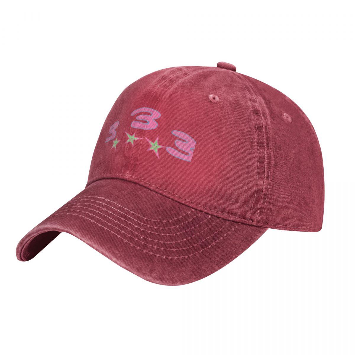 Kiki Cap Bladee Drain Gang 333 logo Cap Cowboy Hat rave fishing hat Dameshoed Unisex's