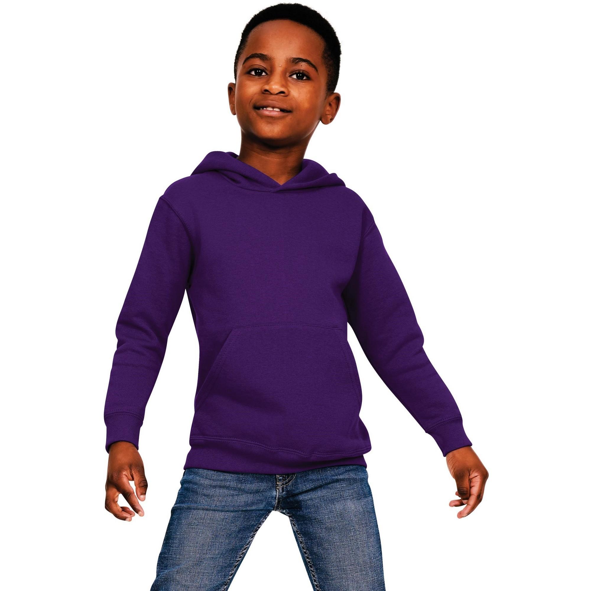 Casual Classics Casual klassiekers kinder-/kinderhoodie van gemengd ringgesponnen katoen 12-13