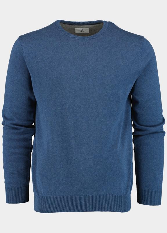 Bos Bright Blue Pullover ronde hals 100% katoen 528200cct-13/675