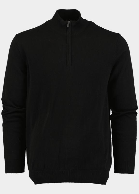 Bos Bright Blue Half zip half zip 100% katoen 528400cct-13/90