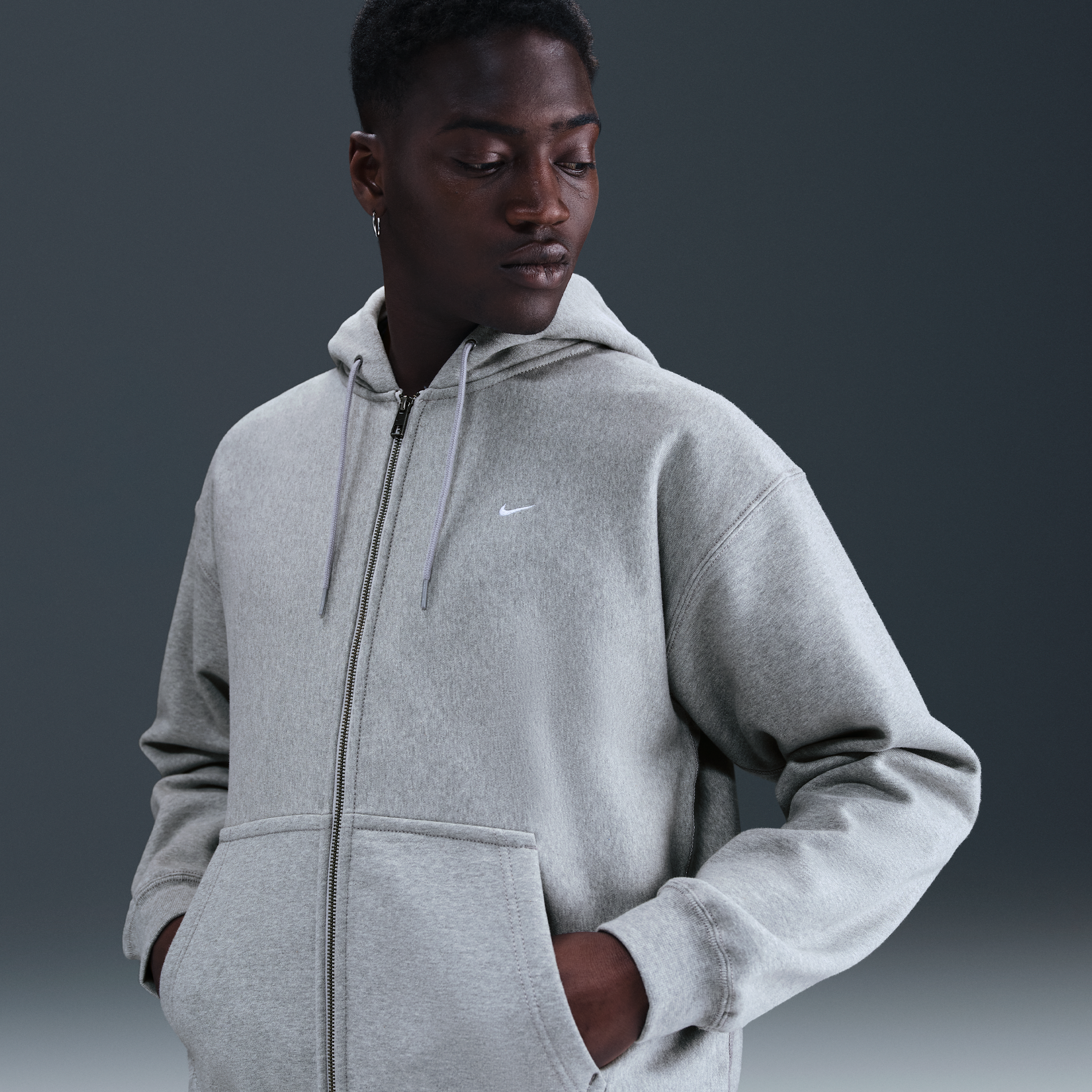Nike NRG Premium Essentials Zip Hoodie, grijs