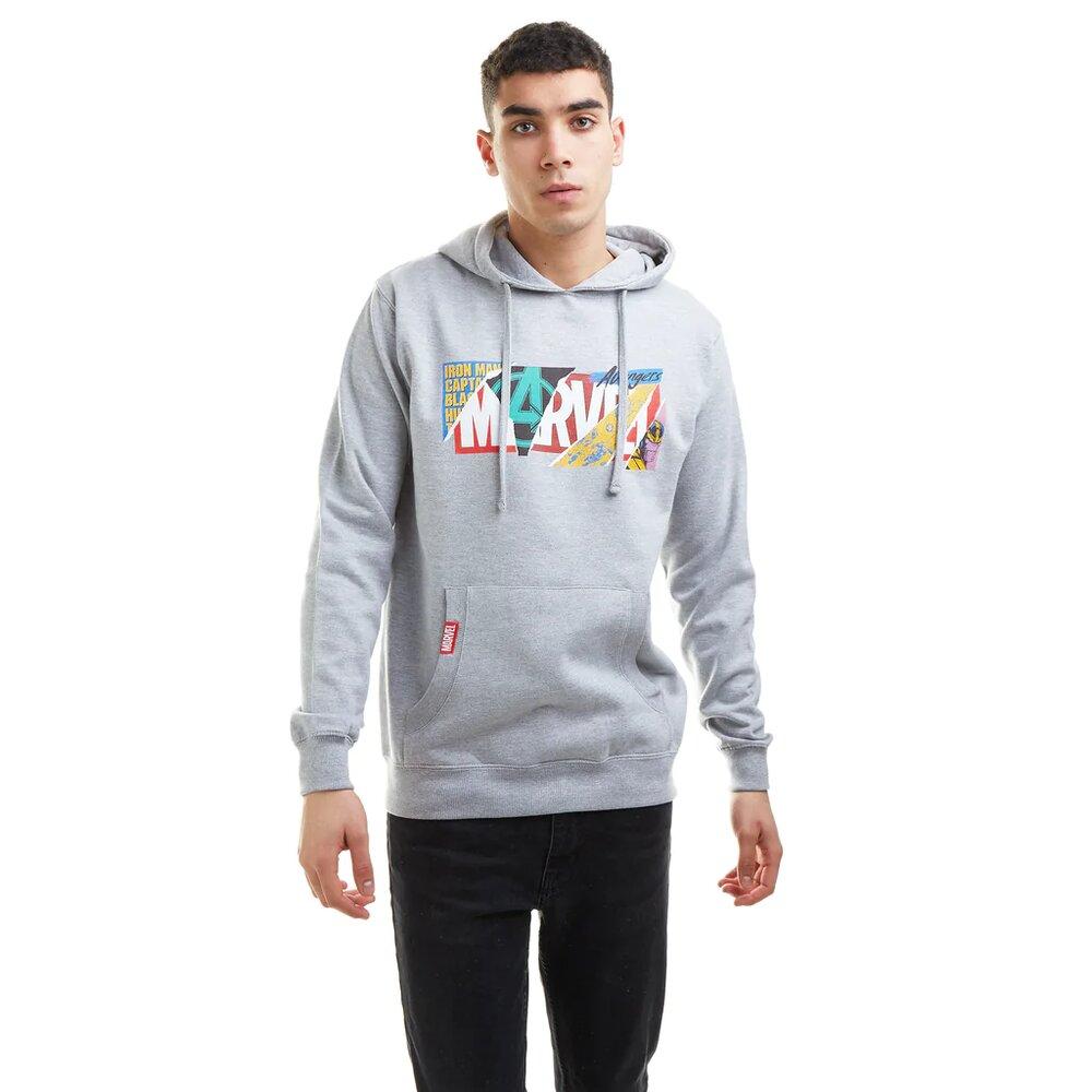 Marvel Scrapbook-hoodie voor heren L grijs