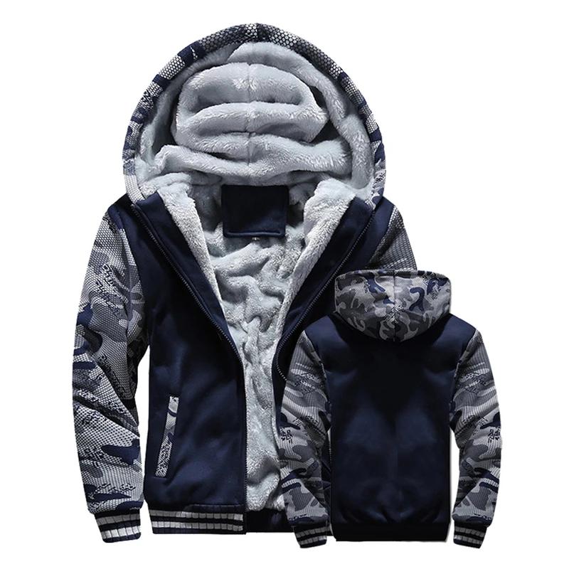 Garbword Winterjas Heren Warme Jas Dikke Fleece Mannelijke Rits Capuchon Jassen Casual Capuchon Sportkleding Buitenkleding Lange Mouwen Sport Hoody XXXXXL